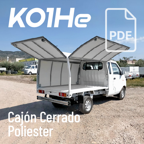 K01He cajón cerrado poliester