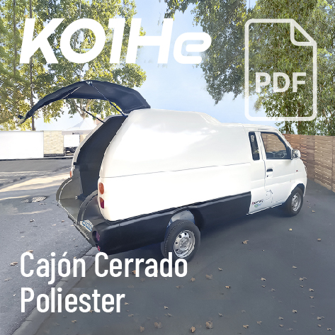 K01He cajón cerrado poliester